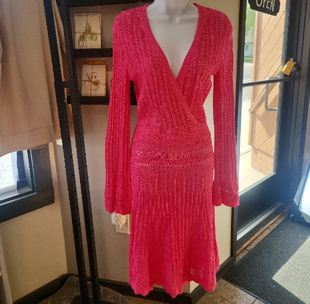 Swimwear Coverup Knit Pink